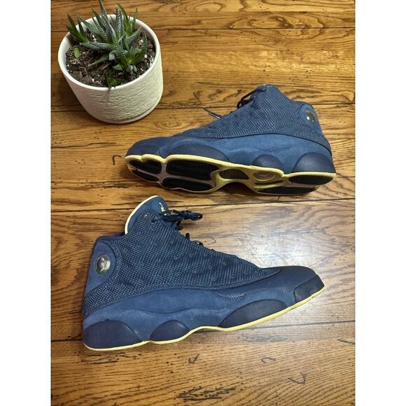 RARE Nike Air Jordan 13 XIII Retro Squadron Blue Sz 11.5 Men\'s Shoes 414571-405